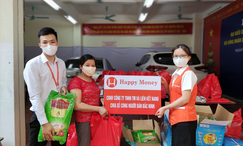 Happy Money chia sẻ khó khăn cùng các hộ gia đình tại Bắc Ninh - Hải Dương